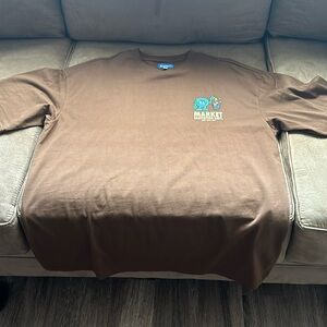 BRAND NEW XXL MARKET T-SHIRT BROWN